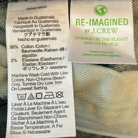 J. Crew: Blue Tapered Leg- Slim through hip & thigh- stretch jeans- 32x32 - Picture 16 of 16